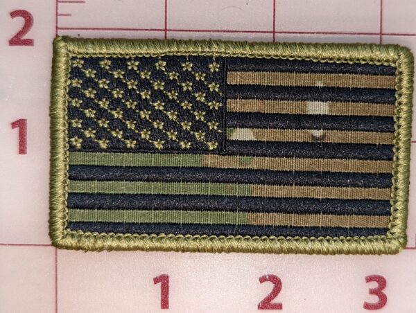 2″ x 3.5″ Camo Flag with Velcro back.